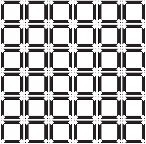 黒と白のパターン抽象的なグラフィック — ストックベクタ