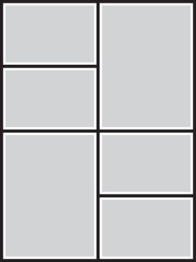 Fotoğraf ve resimler için vektör çerçevesi, fotoğraf kolajı, bulmaca