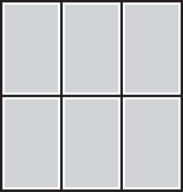 Fotoğraf ve resimler için vektör çerçevesi, fotoğraf kolajı, bulmaca