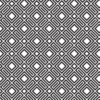 Siyah ve beyaz desenli soyut grafik