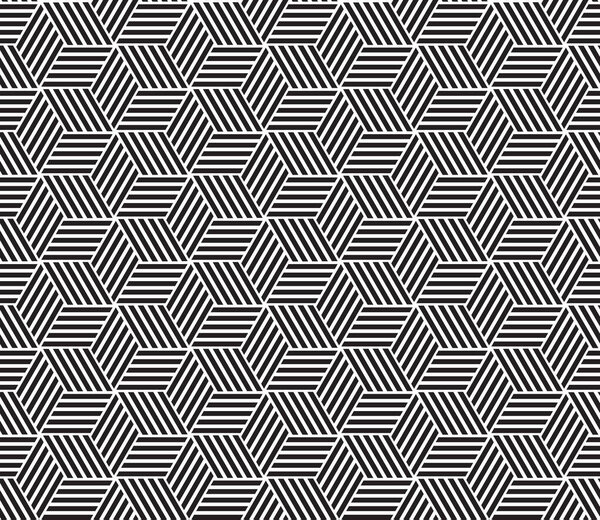 Черно-белый шаблон геометрической абстрактной графики