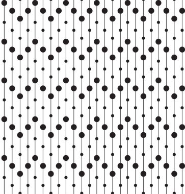 Siyah ve beyaz desenli soyut grafik