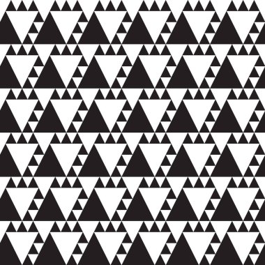 Siyah ve beyaz desenli soyut grafik