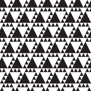 Siyah ve beyaz desenli soyut grafik