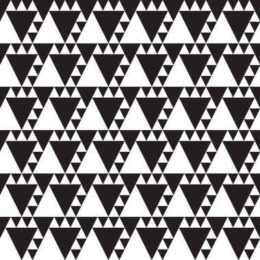 Siyah ve beyaz desenli soyut grafik