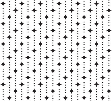 Siyah ve beyaz desenli soyut grafik