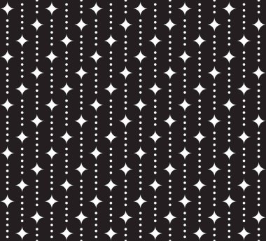 Siyah ve beyaz desenli soyut grafik