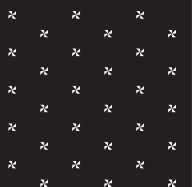 Siyah ve beyaz desenli soyut grafik