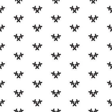 Siyah ve beyaz desenli soyut grafik