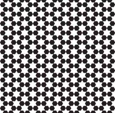 Siyah ve beyaz desenli soyut grafik