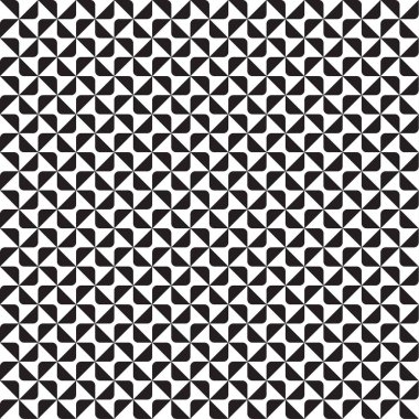 Siyah ve beyaz desenli geometrik soyut grafik