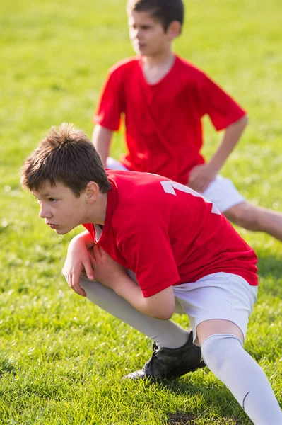 Allenamento calcio per bambini — Foto Stock