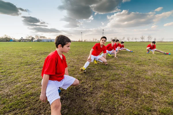 Çocuklar futbol takımı — Stok fotoğraf