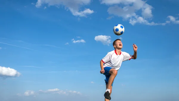 Kinderfußball lizenzfreie Stockfotos