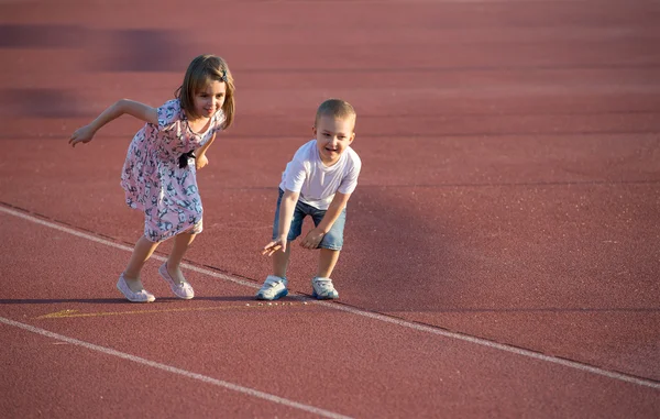 Kinderlauf — Stockfoto