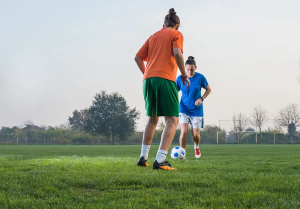 Women's soccer — Stock Photo, Image