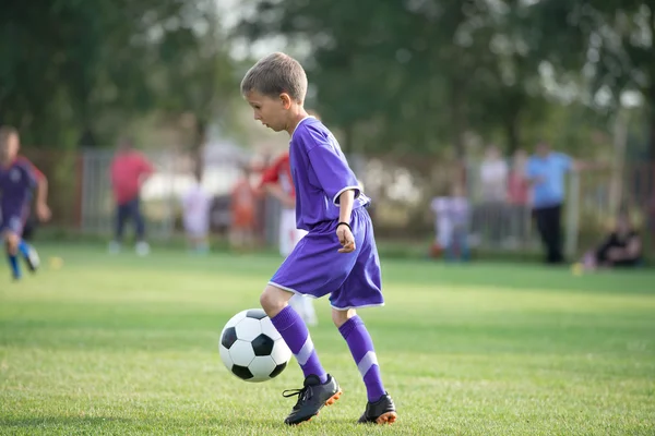 Kinderen Voetbal — Stockfoto