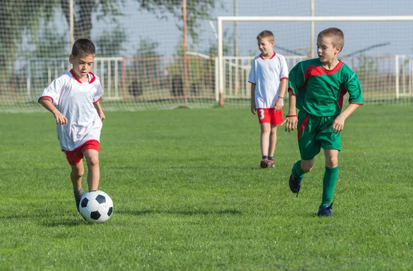 Barnfotboll — Stockfoto