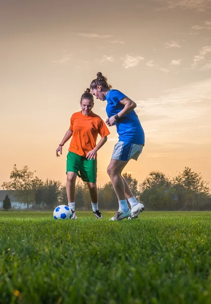 Women's soccer — Stockfoto