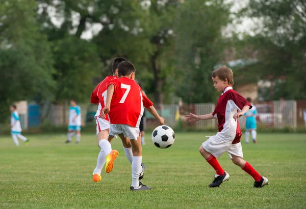 Παιδικό ποδόσφαιρο — Φωτογραφία Αρχείου