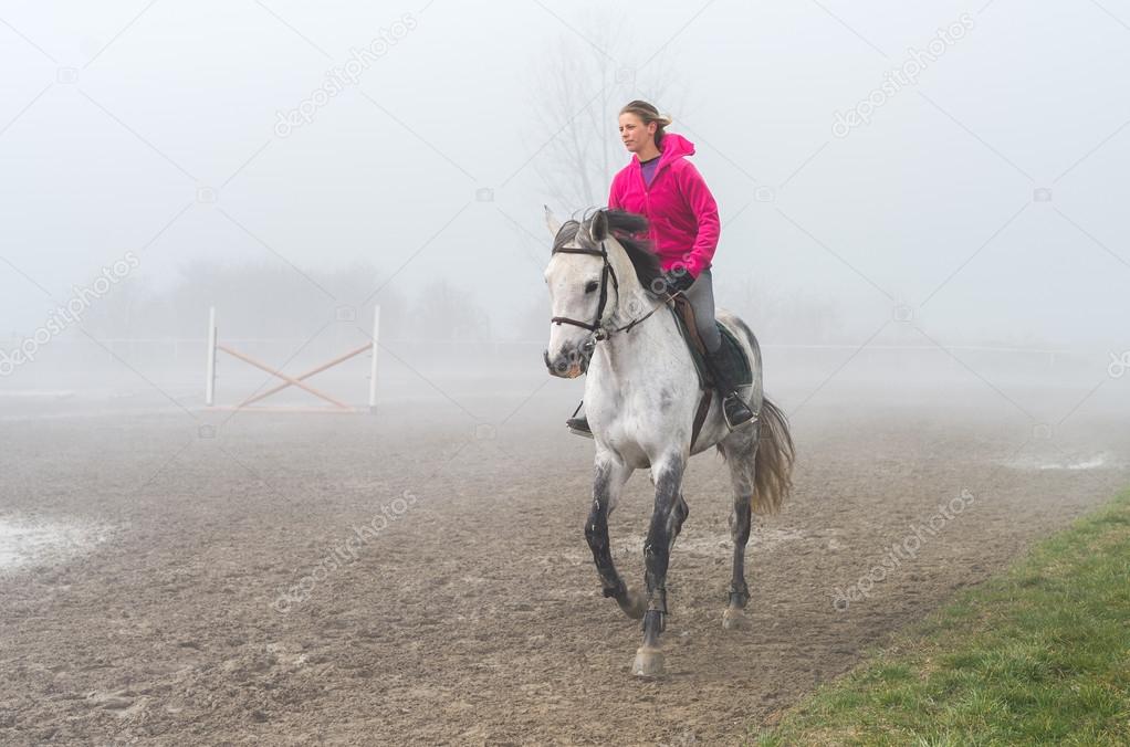  riding in the fog