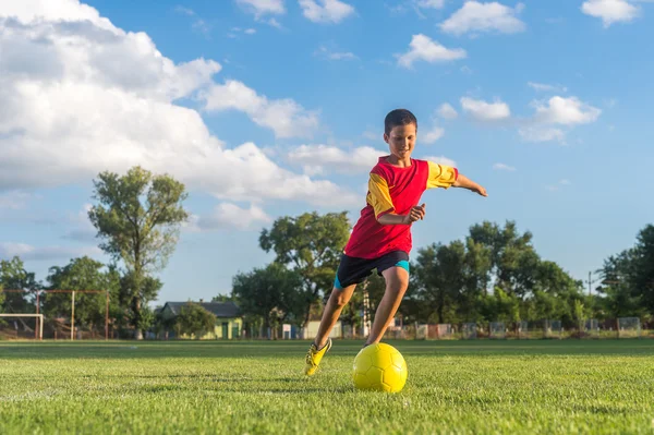 Kinderen Voetbal — Stockfoto