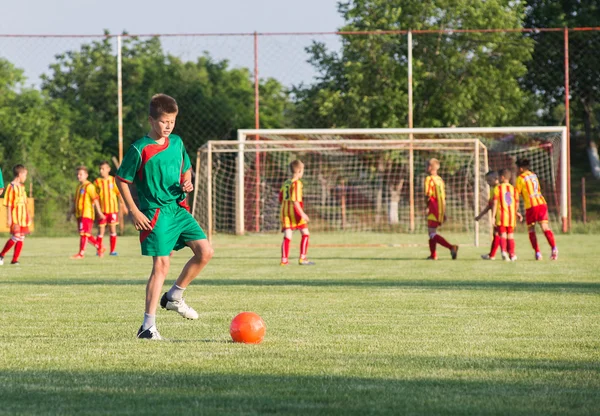 Dětský fotbal — Stock fotografie