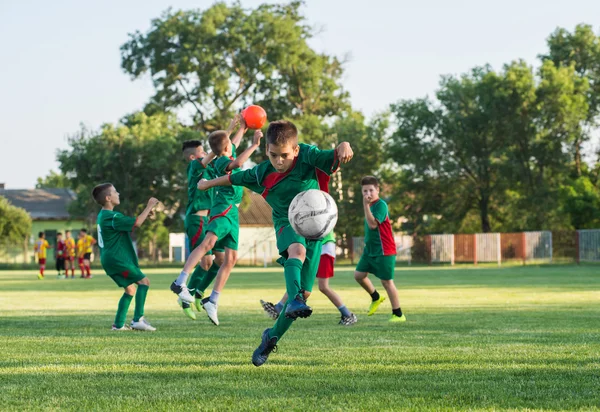 Dětský fotbal — Stock fotografie