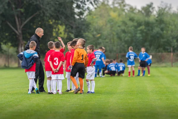 Děti fotbalový tým — Stock fotografie