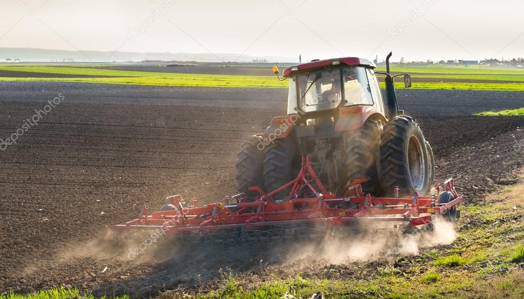 preparing land for sowing