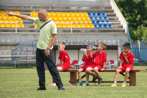 Barn i fotboll — Stockfoto