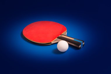 Tabletennis raket ve top 