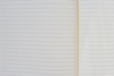 Bir tablo açık defter