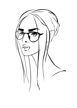 Güzel bir kadının portresi