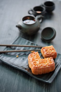 Çay-karanlık masada set karanlık
