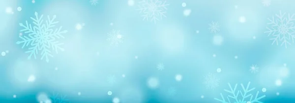 Weihnachtlicher Hintergrund Mit Schneeflocken Sternschnuppen Funkeln Und Lichtvektoreffekt Für Eine — Stockvektor