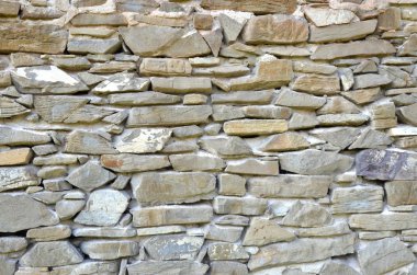 Taş duvar eski kırsal bir parçası olarak çiftlik bina, yakın çekim