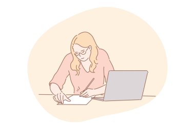 İşe alım, iş, analiz konsepti