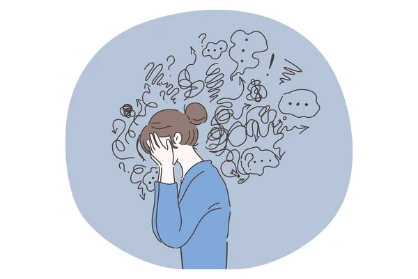 Baş ağrısı, depresyon, endişe kavramı