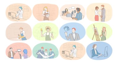 Meslekler, meslek, iş, iş, uzmanlar, iş gücü, iş kavramı