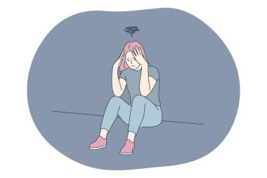 Üzüntü, zihinsel depresyon, kötü haber kavramı