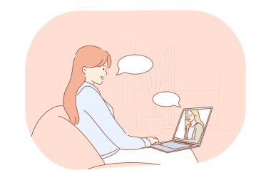 Çevrimiçi iletişim, sohbet, telekonferans