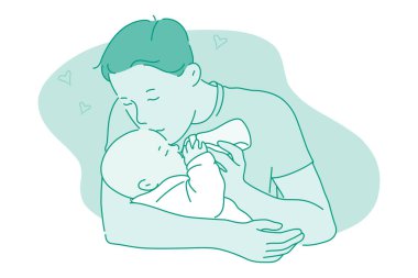 Babalar günü, baba ve çocuk, çocuk konseptiyle ilgili aktiviteler.