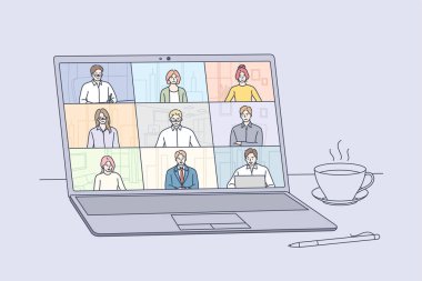 Çevrimiçi toplantı, Sanal konferans ve video çağrı kavramı