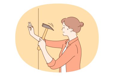 Tamir, yenileme, ev işi konsepti