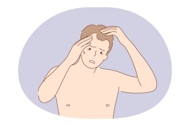 Kaslarda, eklemlerde, sakatlık konseptinde ağrı var.