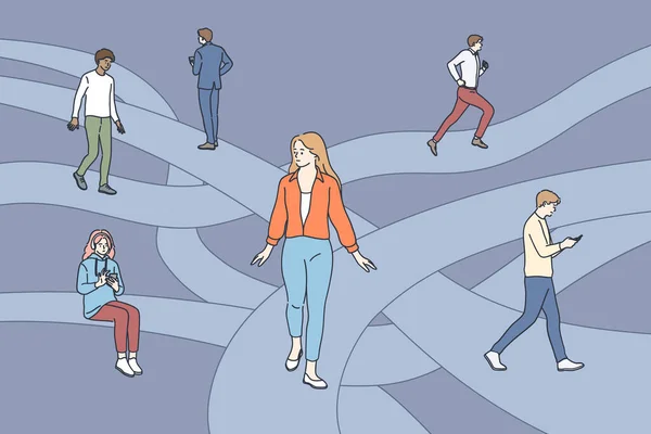 Yaşam yolu konsepti aranıyor