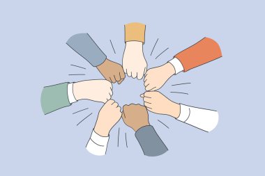 Takım oluşturma, motivasyon, iş ekibi konsepti