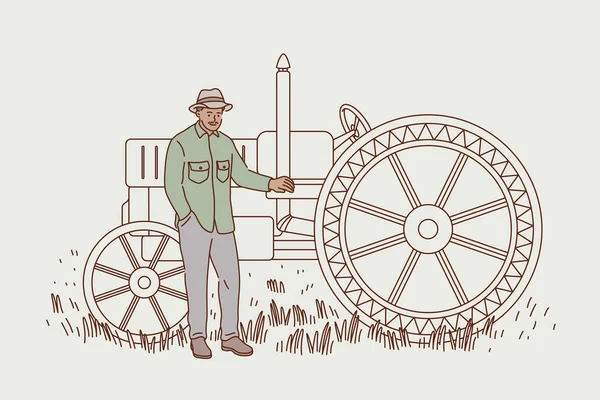 农业和收获概念 — 图库矢量图片