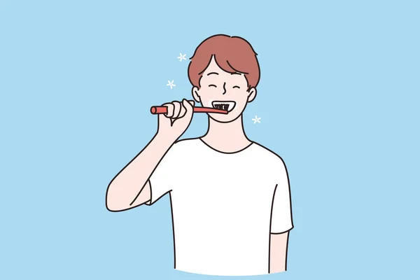 Zahngesundheit und Hygienekonzept — Stockvektor